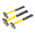 Premier Ball Pein Hammer Set with Fibreglass Shafts 3pc