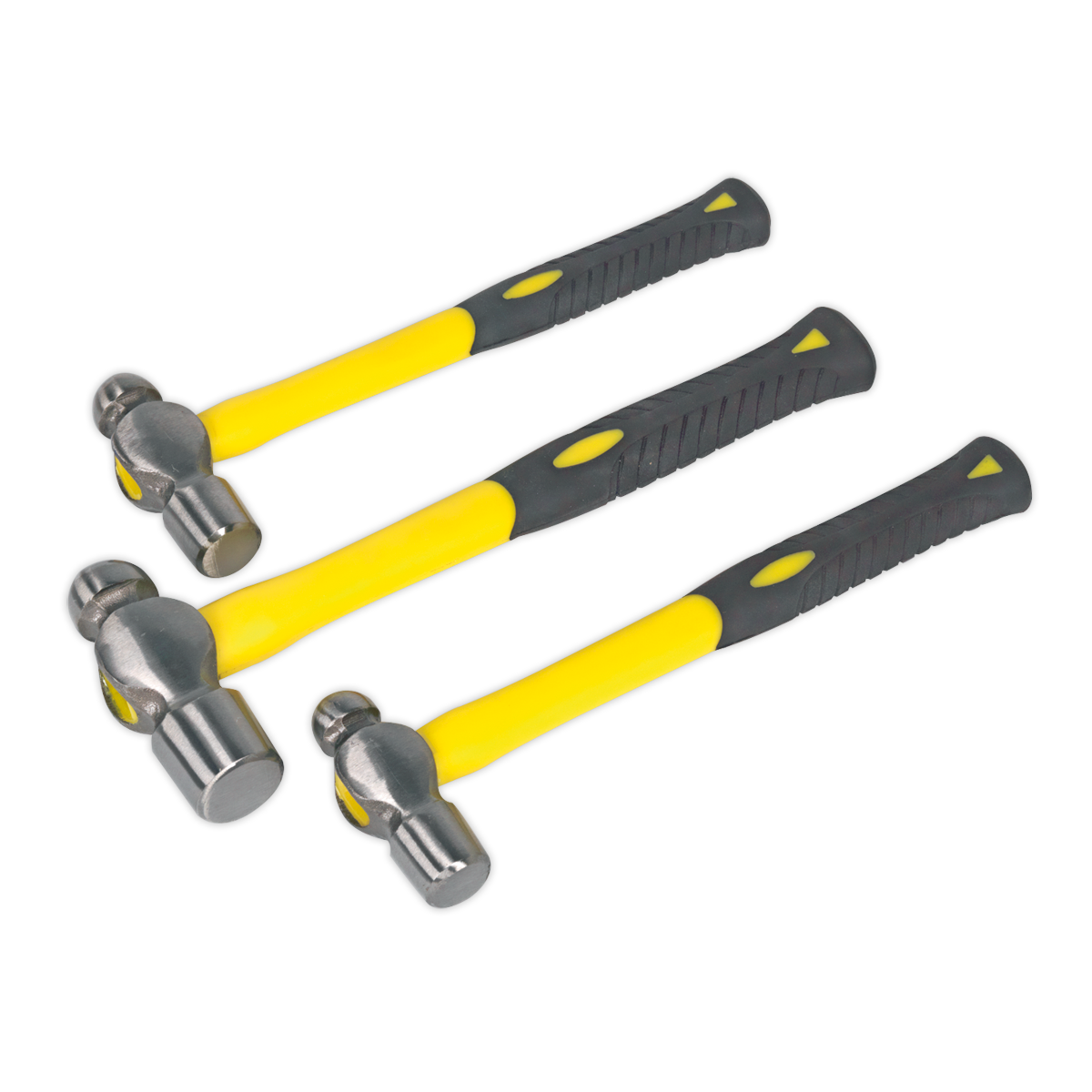 Premier Ball Pein Hammer Set with Fibreglass Shafts 3pc
