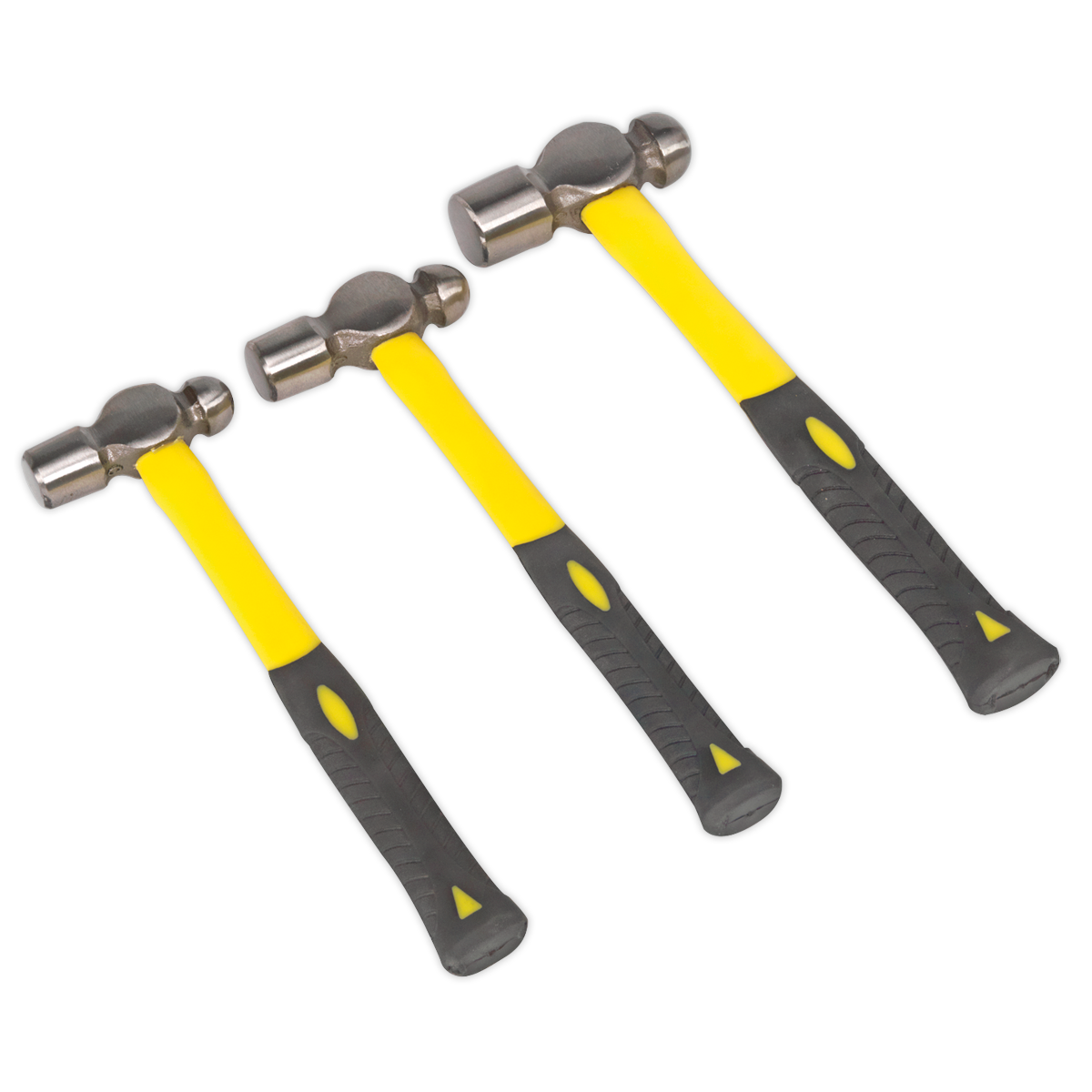 Premier Ball Pein Hammer Set with Fibreglass Shafts 3pc
