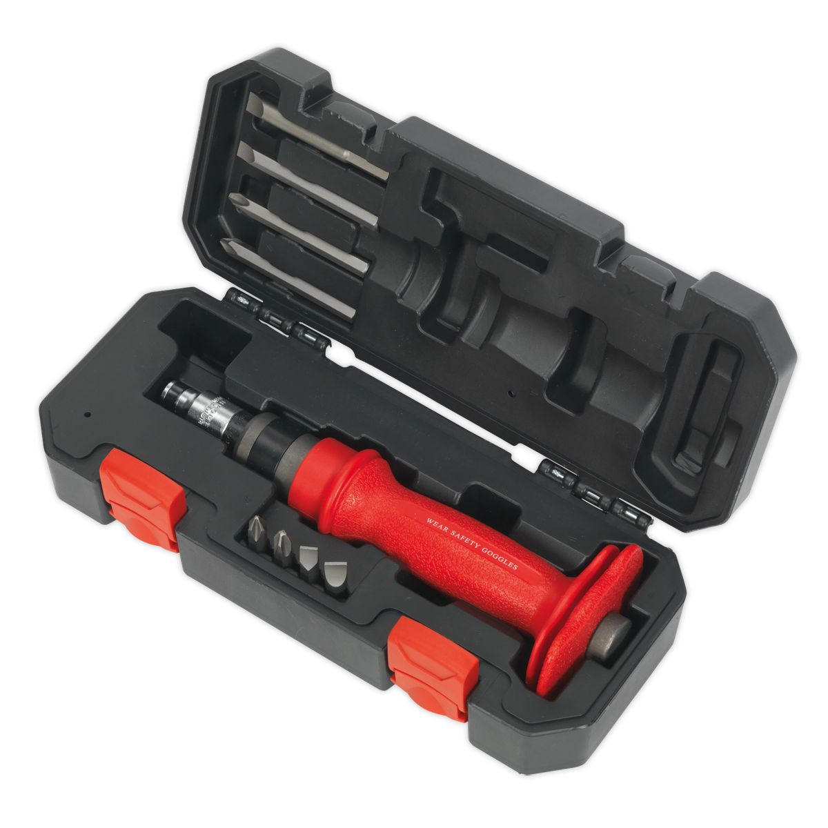 Premier Heavy-Duty Impact Driver Set with Protection Grip 10