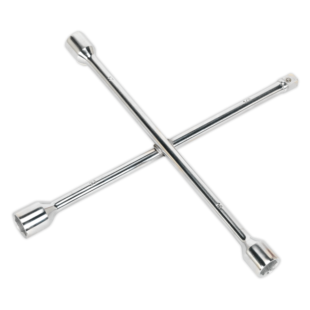 4-Way Wheel Brace 1/2"Sq Drive