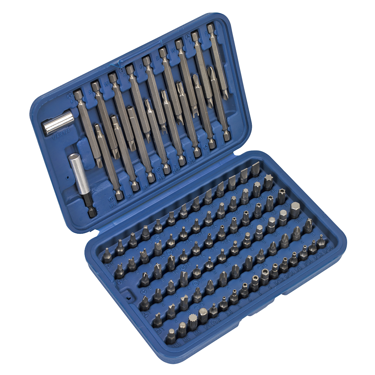 Premier Power Tool/Security Bit Set, Long & Short 99pc