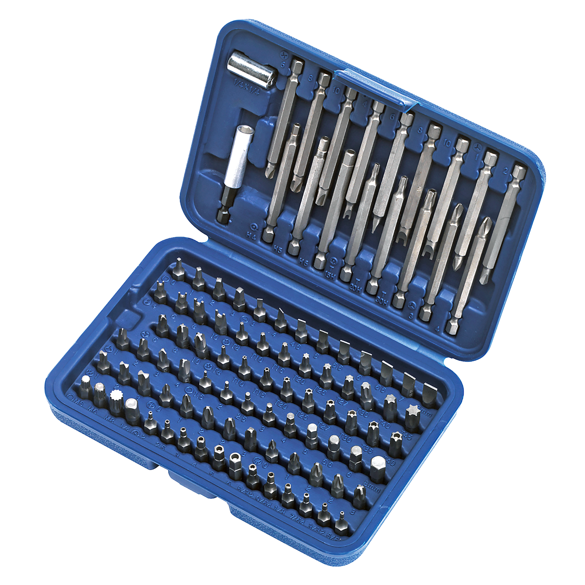 Premier Power Tool/Security Bit Set, Long & Short 99pc
