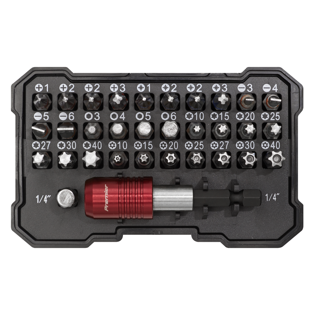 Premier Colour-Coded Power Tool Bit Set 32pc
