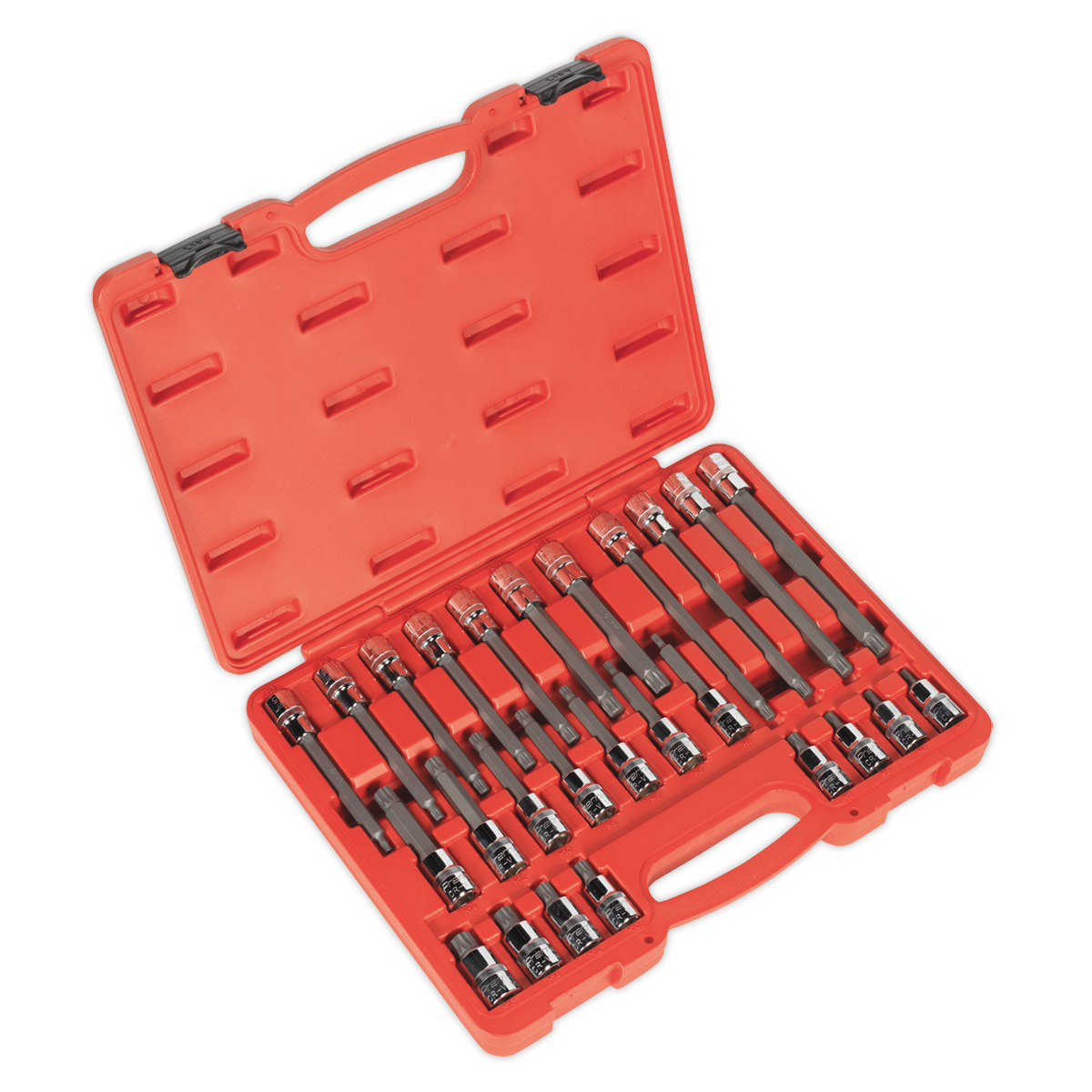 Premier Spline Socket Bit Set 1/2"Sq Drive 26pc