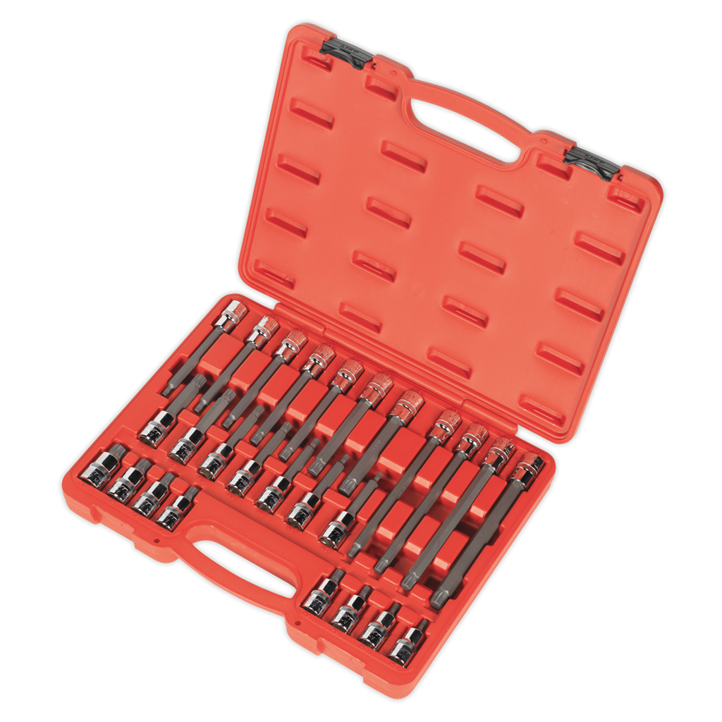 Premier Spline Socket Bit Set 1/2"Sq Drive 26pc