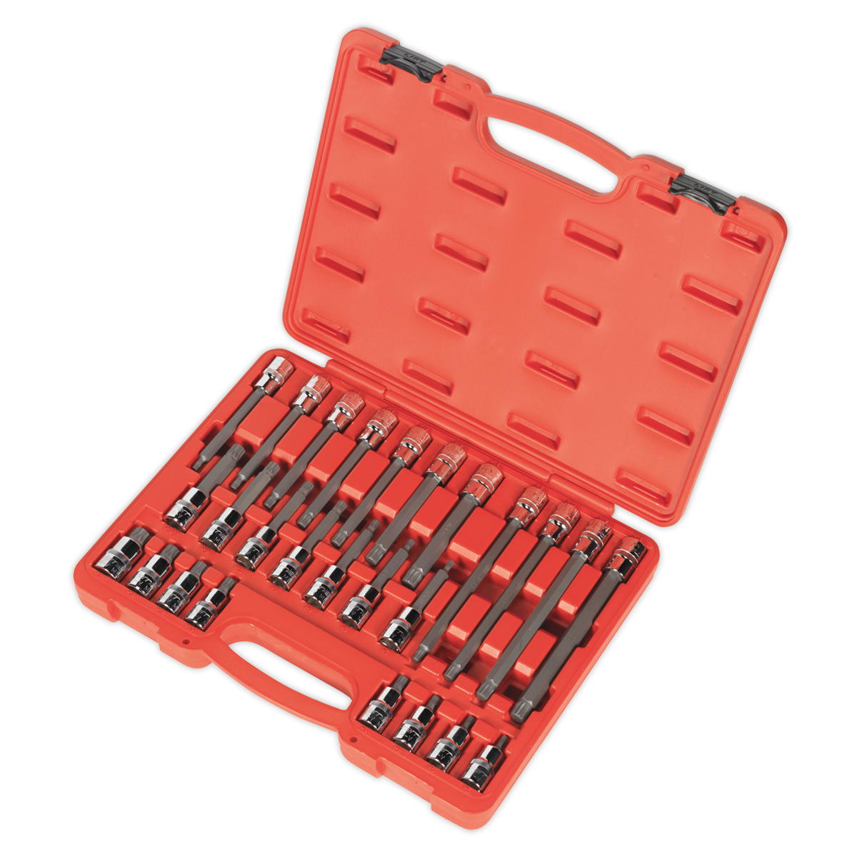 Premier Spline Socket Bit Set 1/2"Sq Drive 26pc