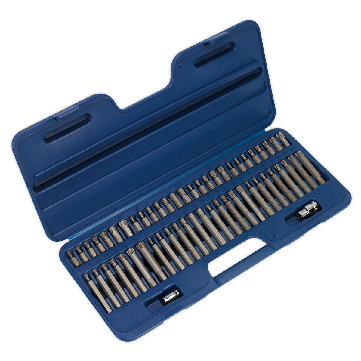Premier Security TRX-Star*/Hex/Ribe/Spline Bit Set 3/8" & 1/2"Sq Drive 56pc