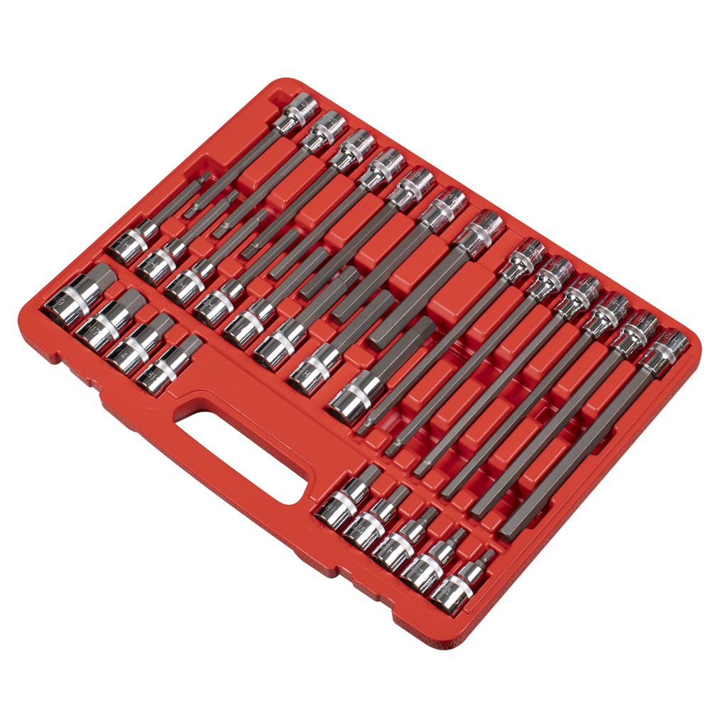 Hex Socket Bit Set 30pc 1/2"Sq Drive