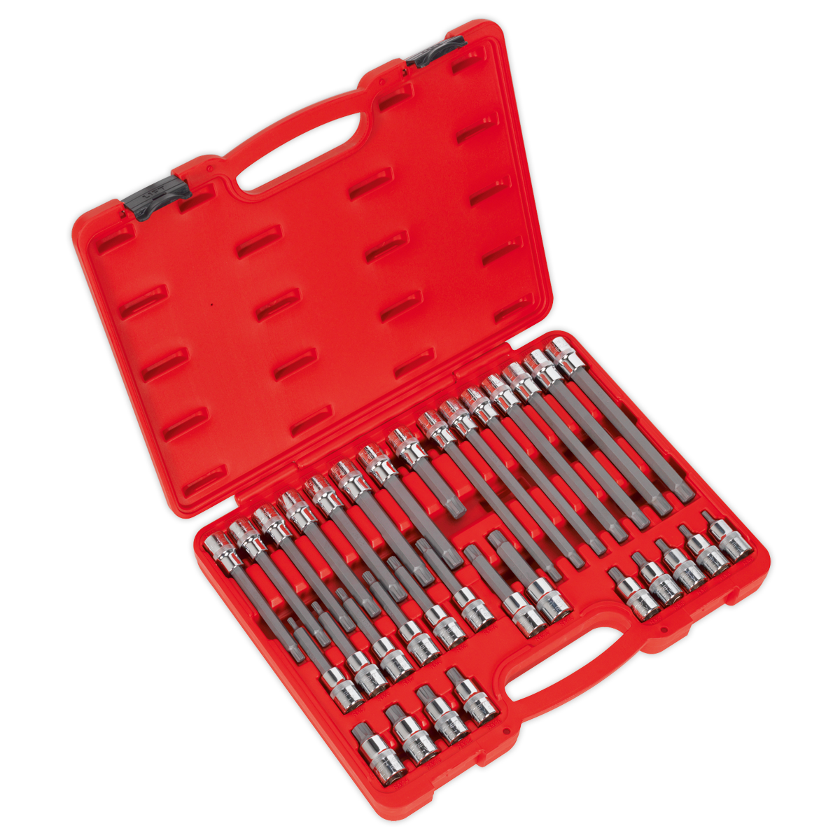 Premier Ribe Socket Bit Set 1/2"Sq Drive 32pc