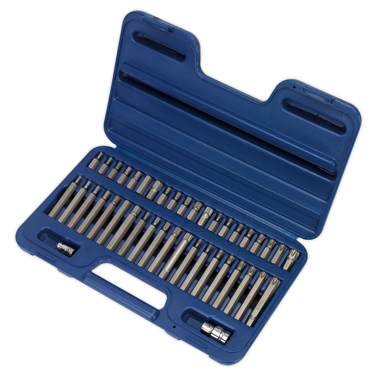 Premier TRX-Star*/Hex/Spline Bit Set 3/8" & 1/2"Sq Drive 42pc