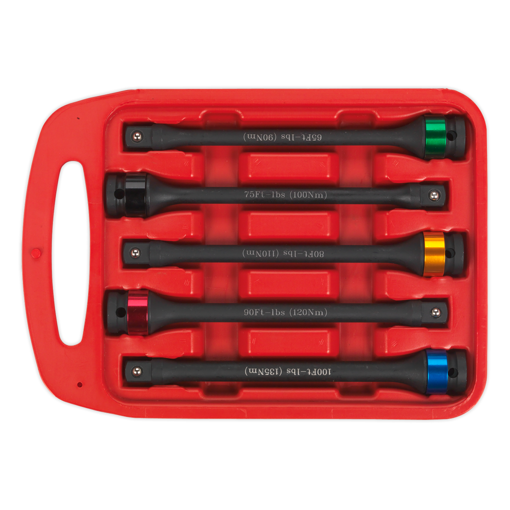 Torque Stick Set 1/2"Sq Drive 5pc