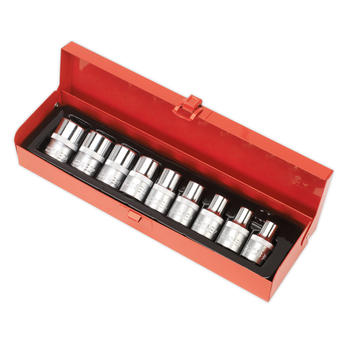 Premier TRX-Star* Female Socket Set 1/2"Sq Drive 9pc