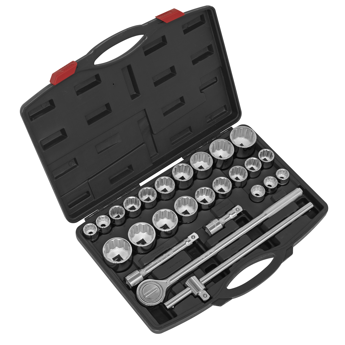 Premier Metric/Imperial Socket Set 3/4"Sq Drive 12-Point 26pc