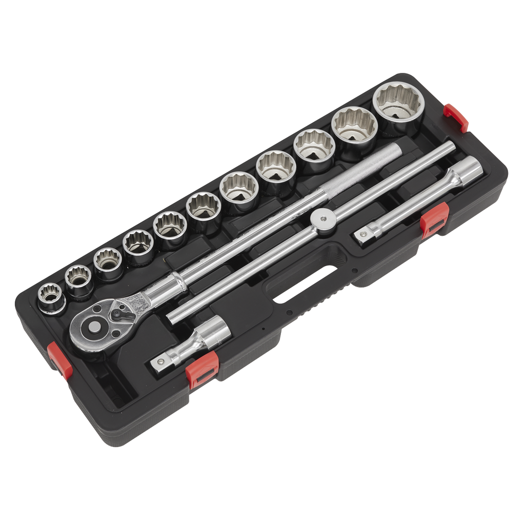 Premier Socket Set 3/4"Sq Drive 12-point 15pc