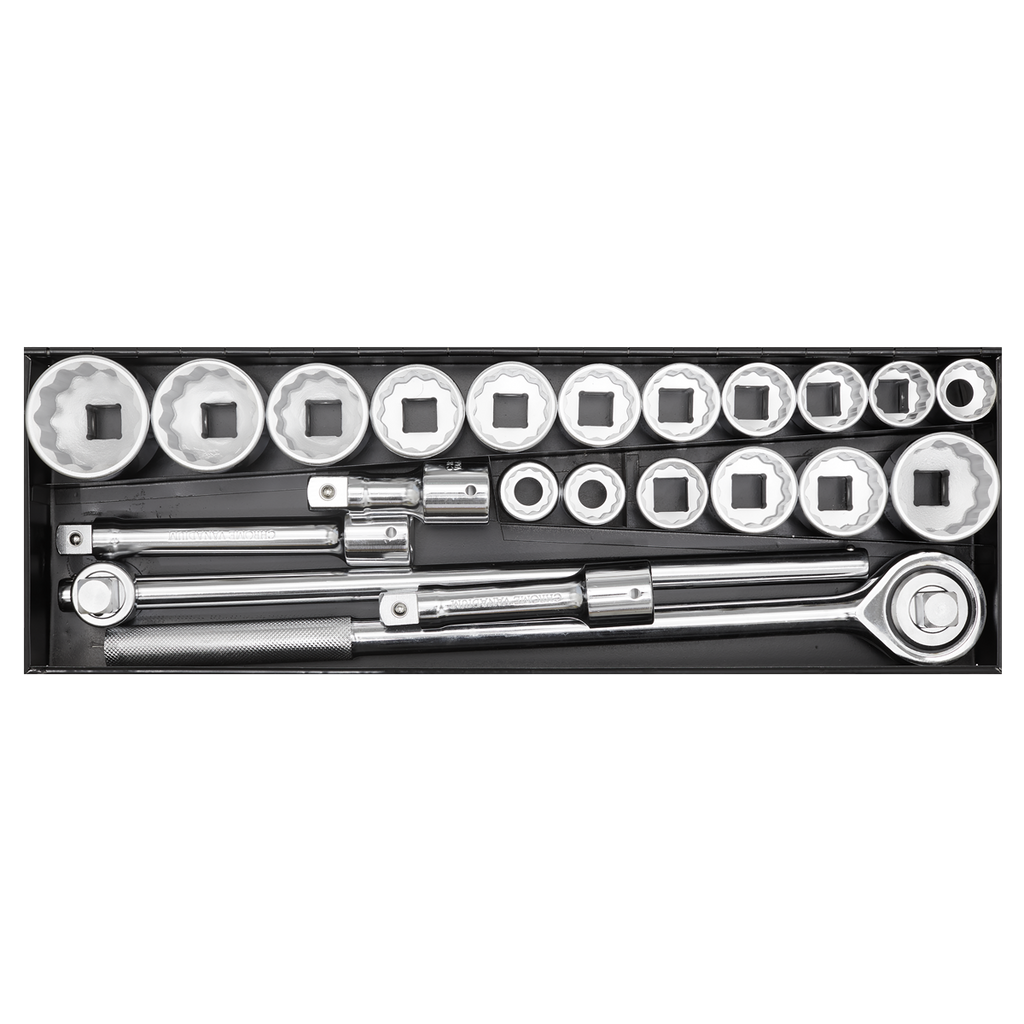 Premier Socket Set 3/4"Sq Drive 12-point 22pc