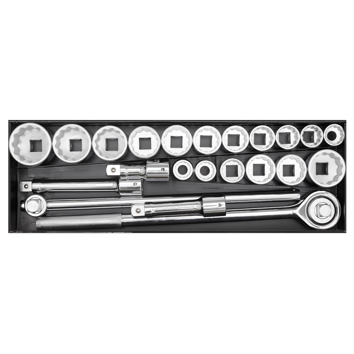Premier Socket Set 3/4"Sq Drive 12-point 22pc