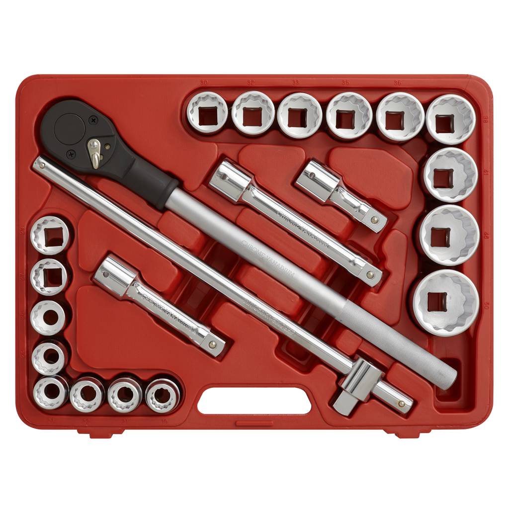 Premier Socket Set 3/4"Sq Drive 12-point 22pc