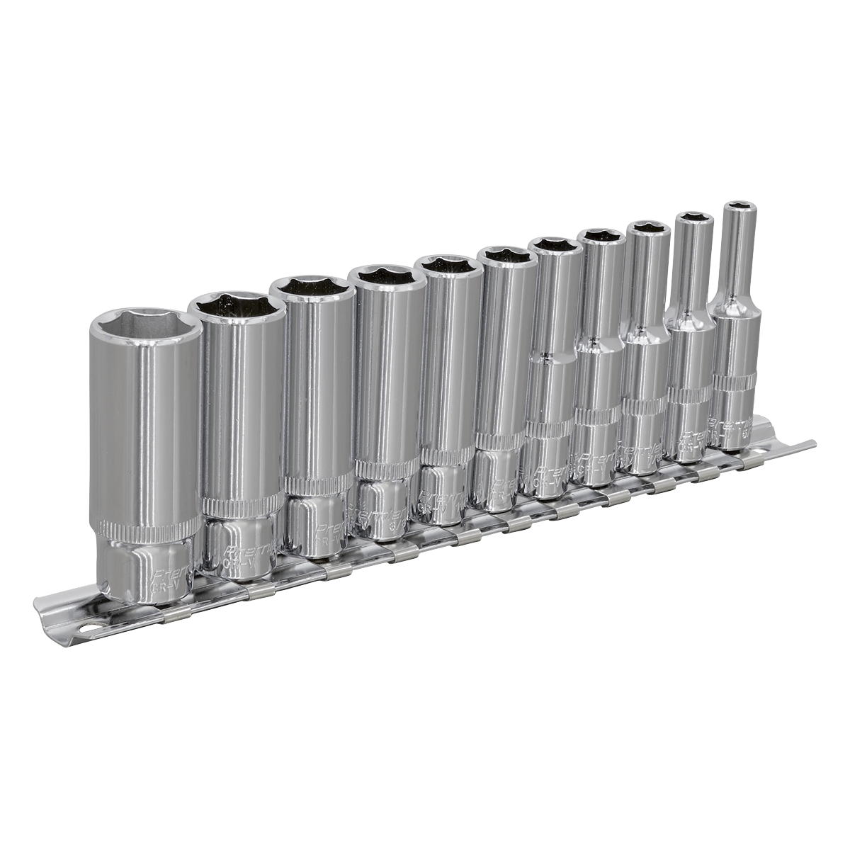 Premier Imperial Deep Socket Set 1/4"Sq Drive 11pc