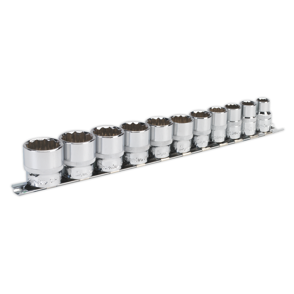 Premier Imperial Socket Set 3/8"Sq Drive 12-point 11pc