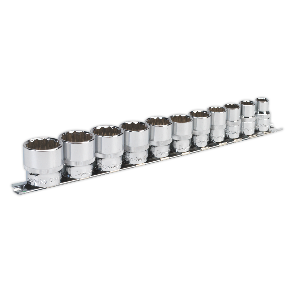 Premier Imperial Socket Set 3/8"Sq Drive 12-point 11pc