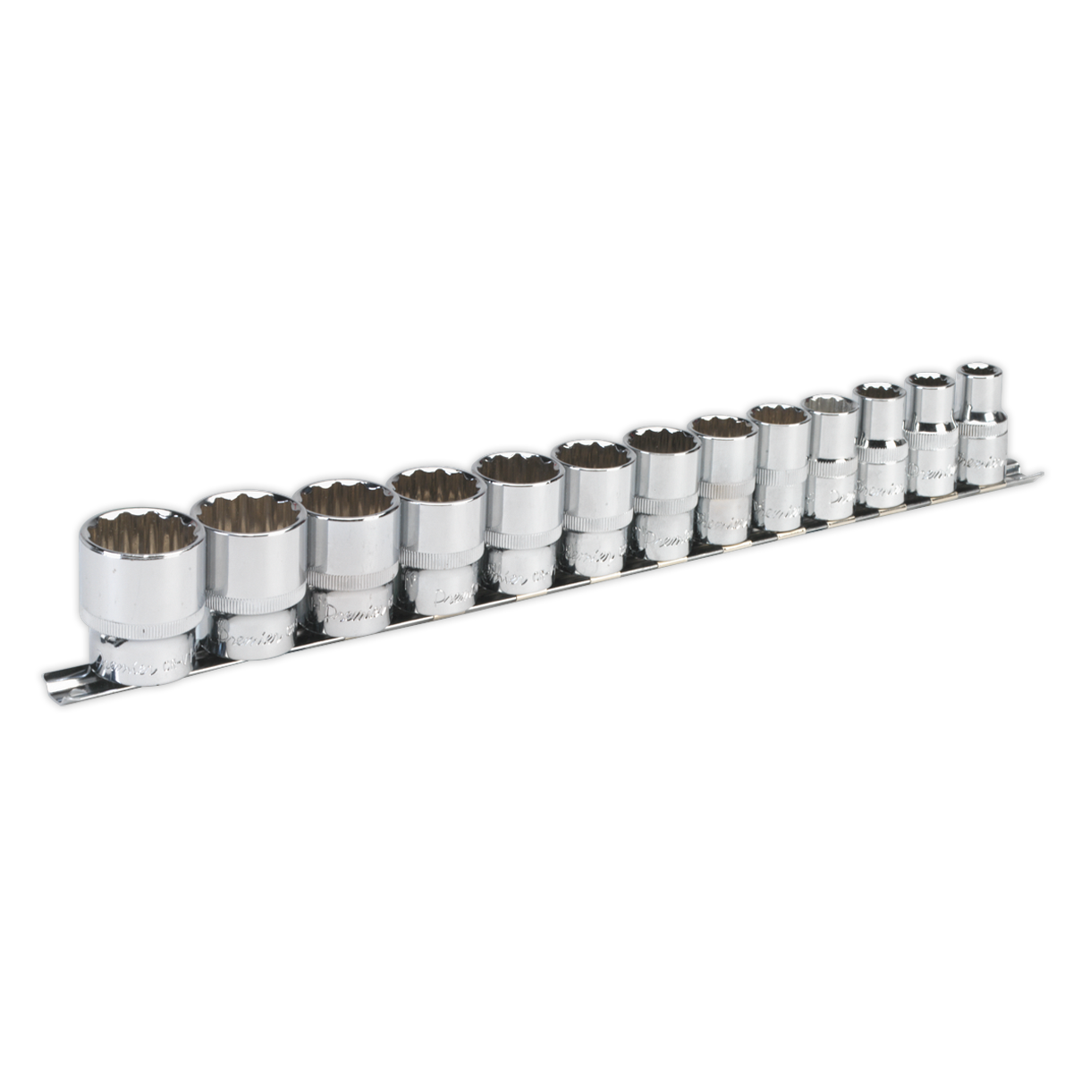 Premier Imperial Socket Set 1/2"Sq Drive 12-point 13pc