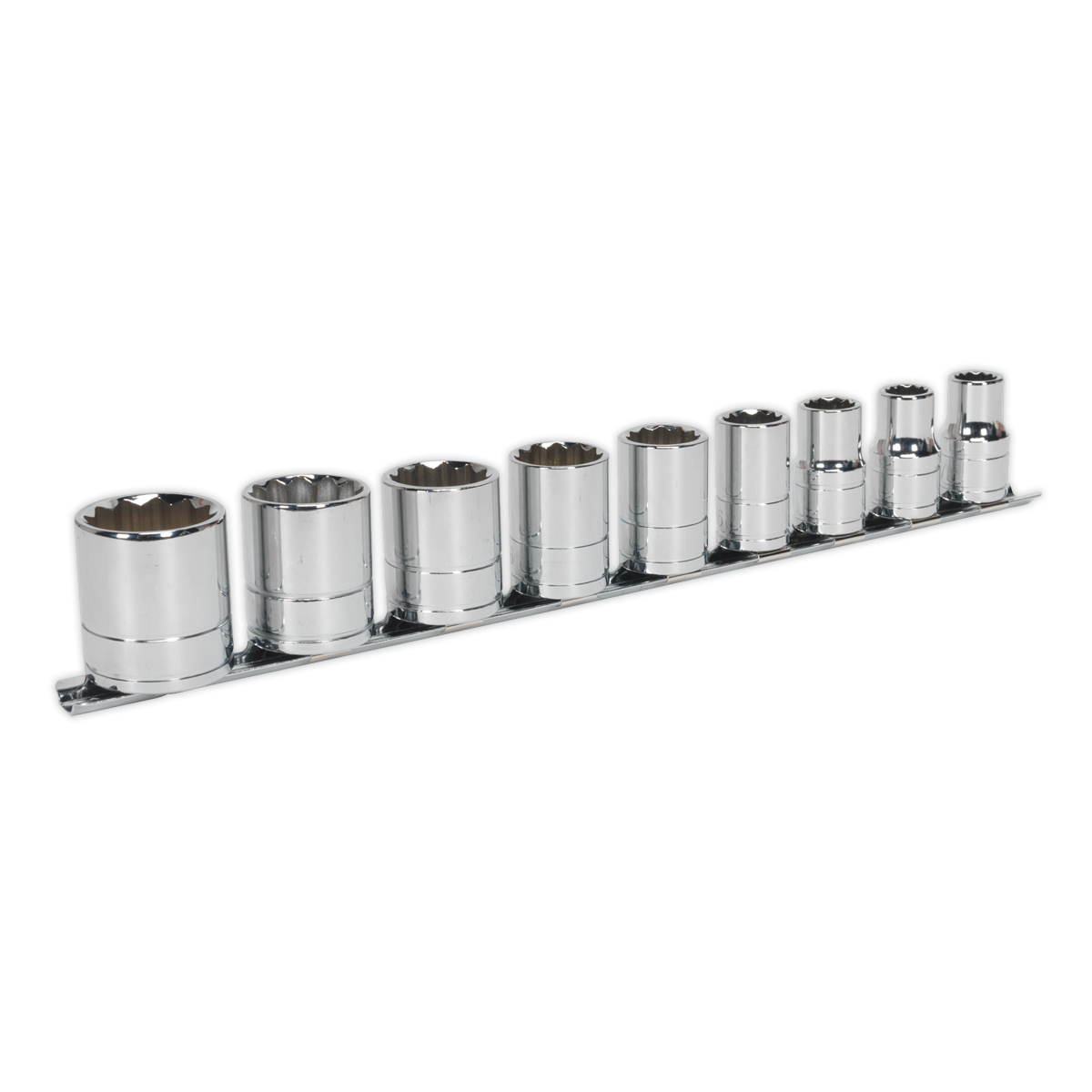 Premier Whitworth Socket Set 1/2"Sq Drive 9pc