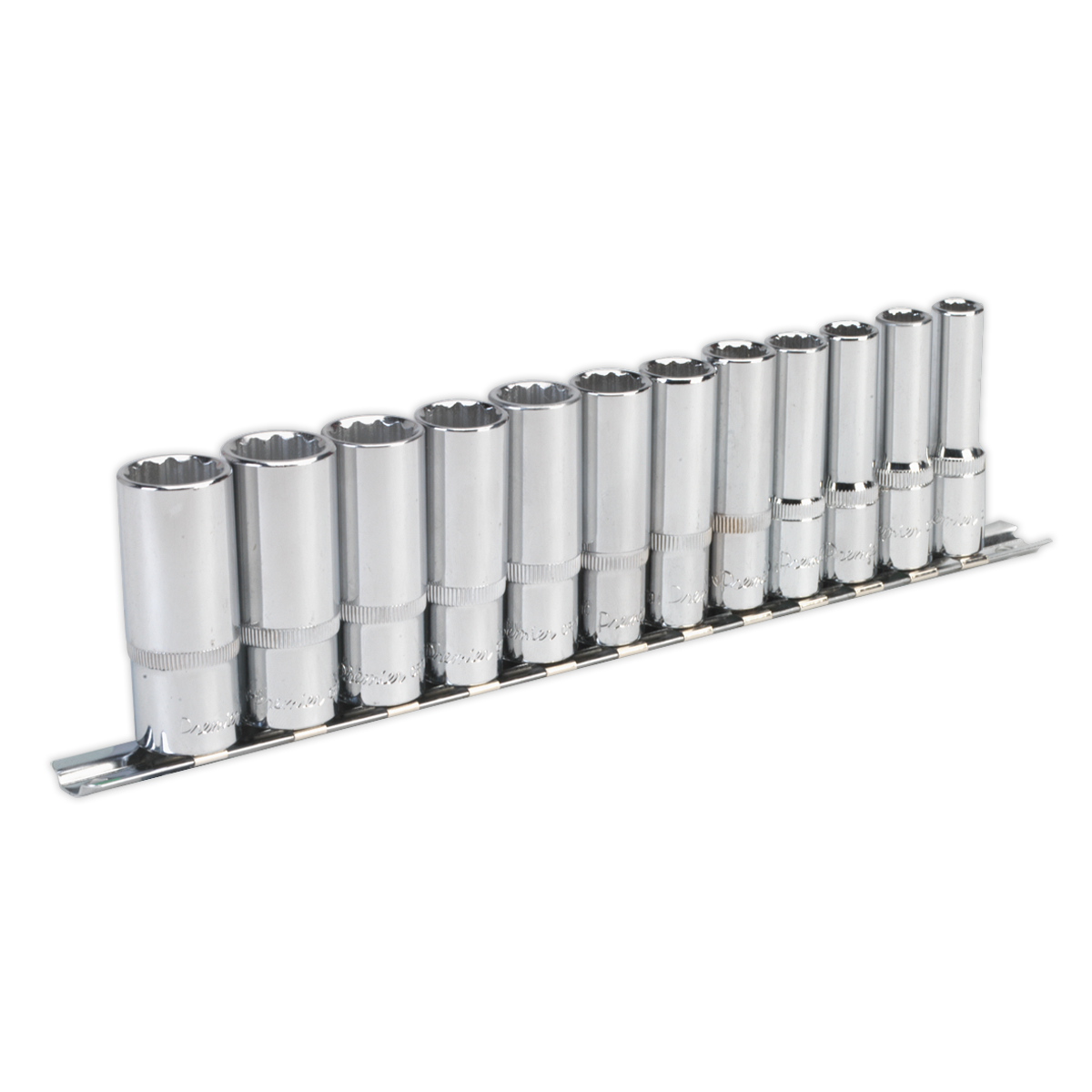 Premier Deep Socket Set 3/8"Sq Drive 12-point 12pc