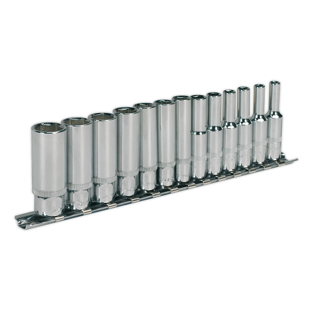 Premier Deep Socket Set 1/4"Sq Drive 13pc