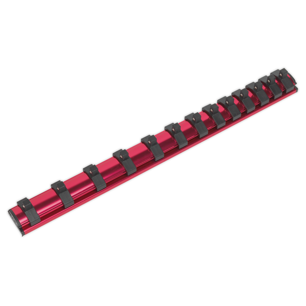 Premier Magnetic Socket Retaining Rail with 13 Clips, 1/4"Sq Drive (AK27082)