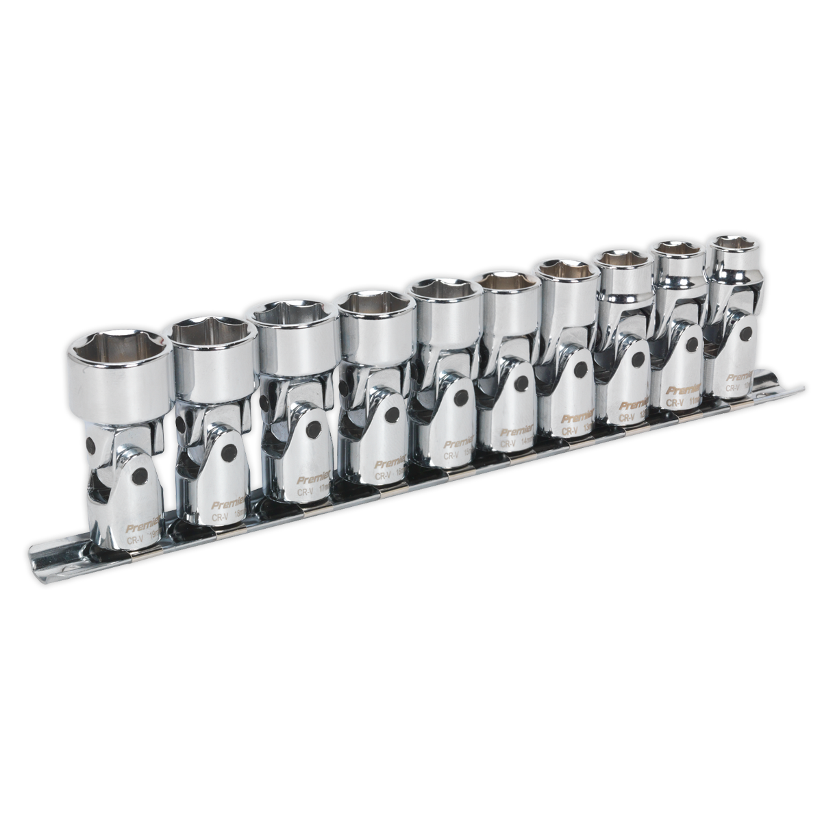 Premier Universal Joint Socket Set 3/8"Sq Drive 10pc