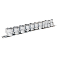 Premier Imperial Lock-On™ Socket Set 3/8"Sq Drive 11pc