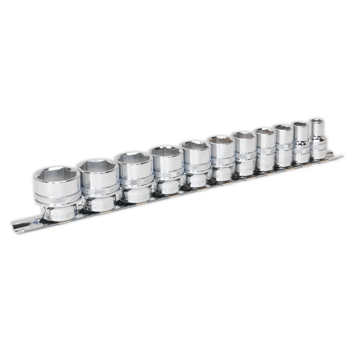 Premier Imperial Lock-On™ Socket Set 3/8"Sq Drive 11pc