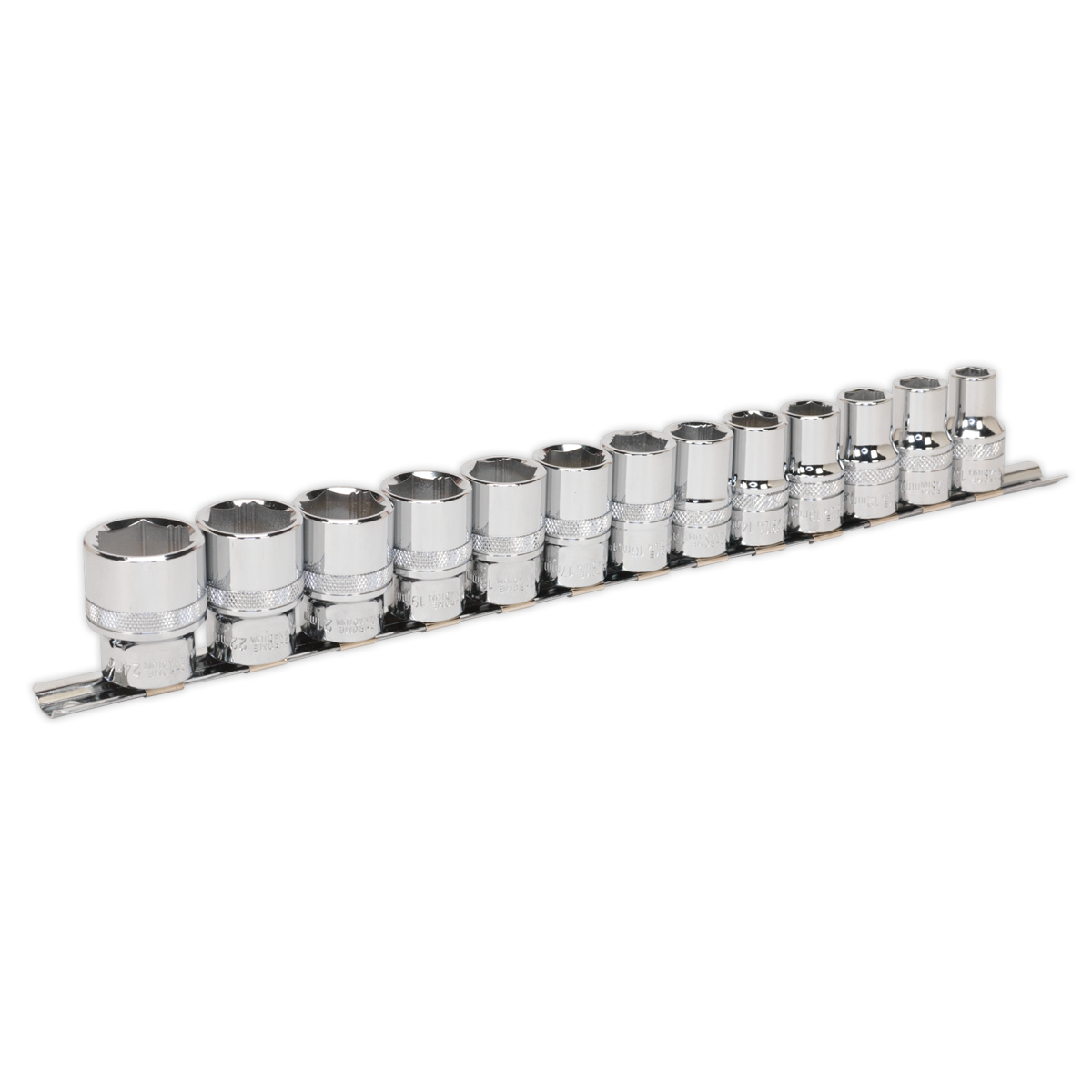 Premier Lock-On™ Socket Set 1/2"Sq Drive 13pc