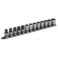 Premier Black Lock-On™ Socket Set 1/2"Sq Drive 13pc