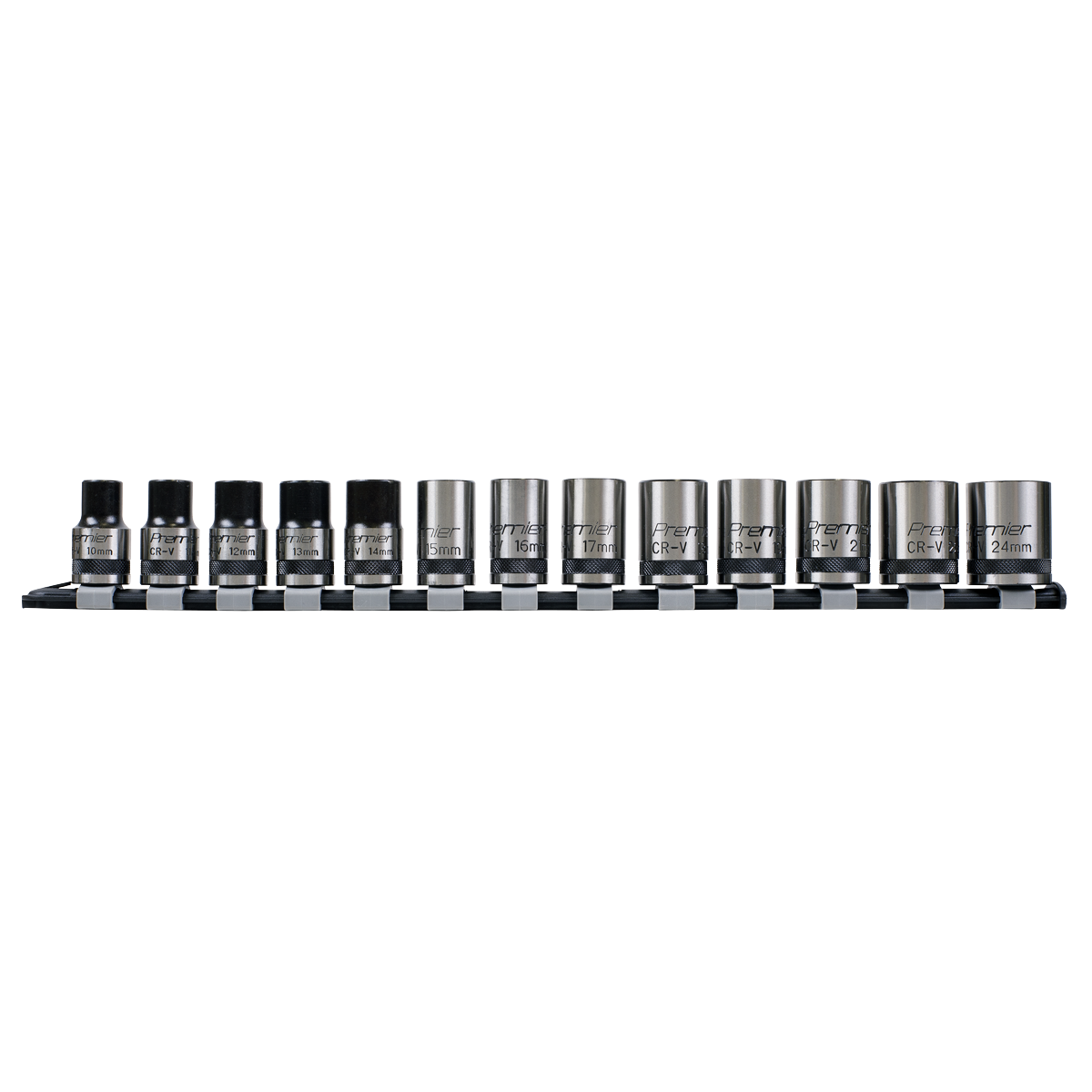 Premier Black Lock-On™ Socket Set 1/2"Sq Drive 13pc