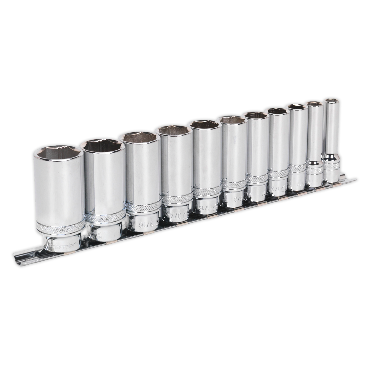 Premier Imperial Deep Lock-On™ Socket Set 3/8"Sq Drive 11pc