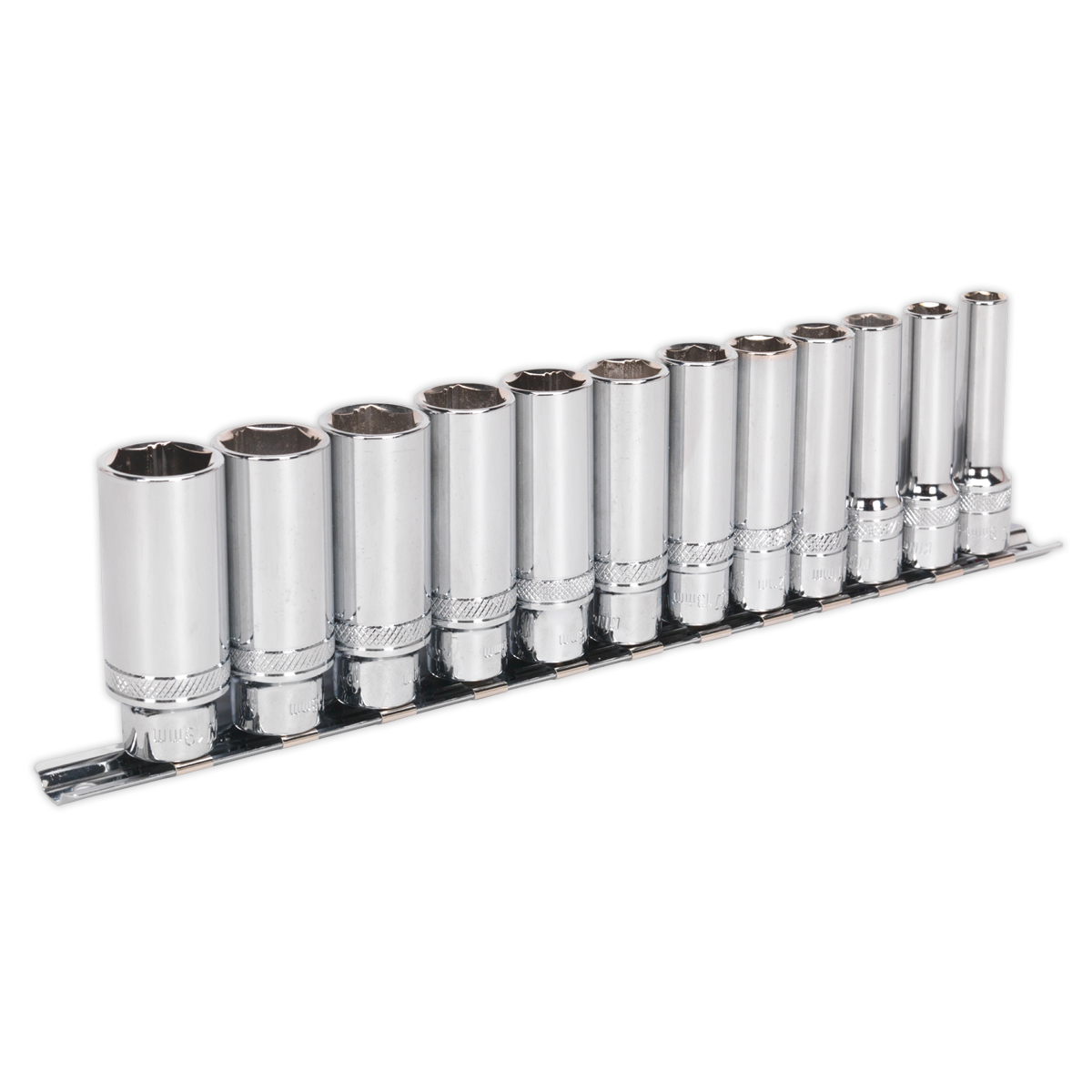 Premier Deep Lock-On™ Socket Set 3/8"Sq Drive 12pc