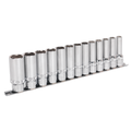 Premier Deep Lock-On™ Socket Set 1/2"Sq Drive 13pc