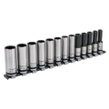 Premier Black Deep Lock-On™ Socket Set 1/2"Sq Drive 13pc