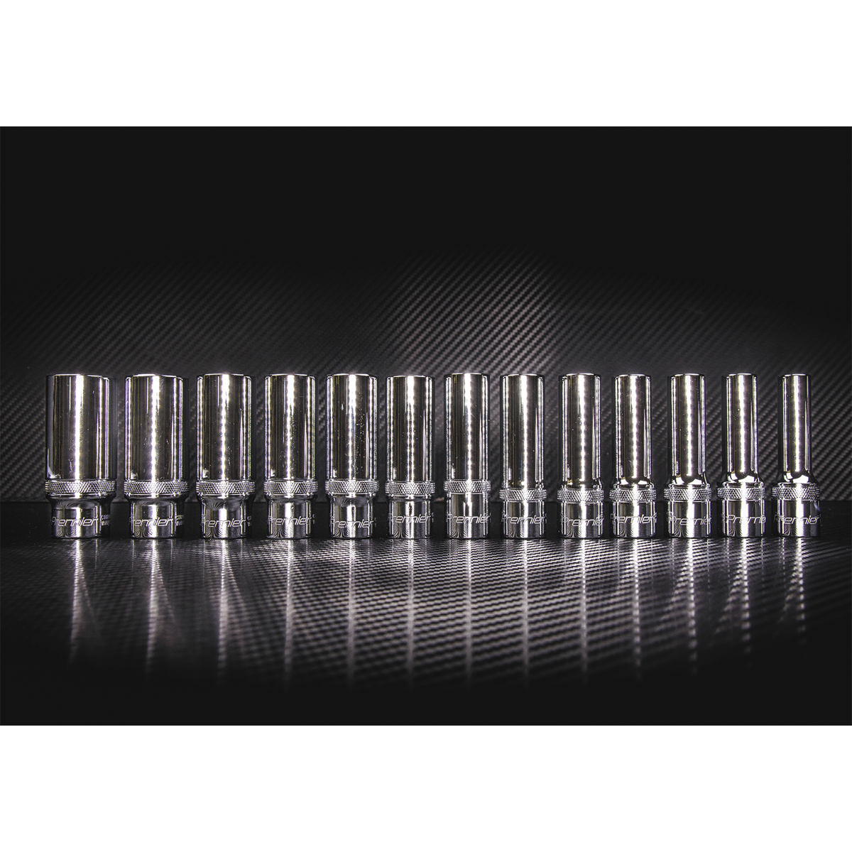 Premier Deep Lock-On™ Socket Set 1/2"Sq Drive 13pc