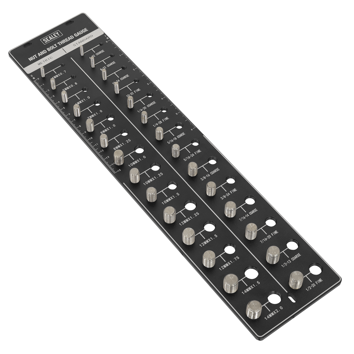 Metric/Imperial Nut & Bolt Thread Checker
