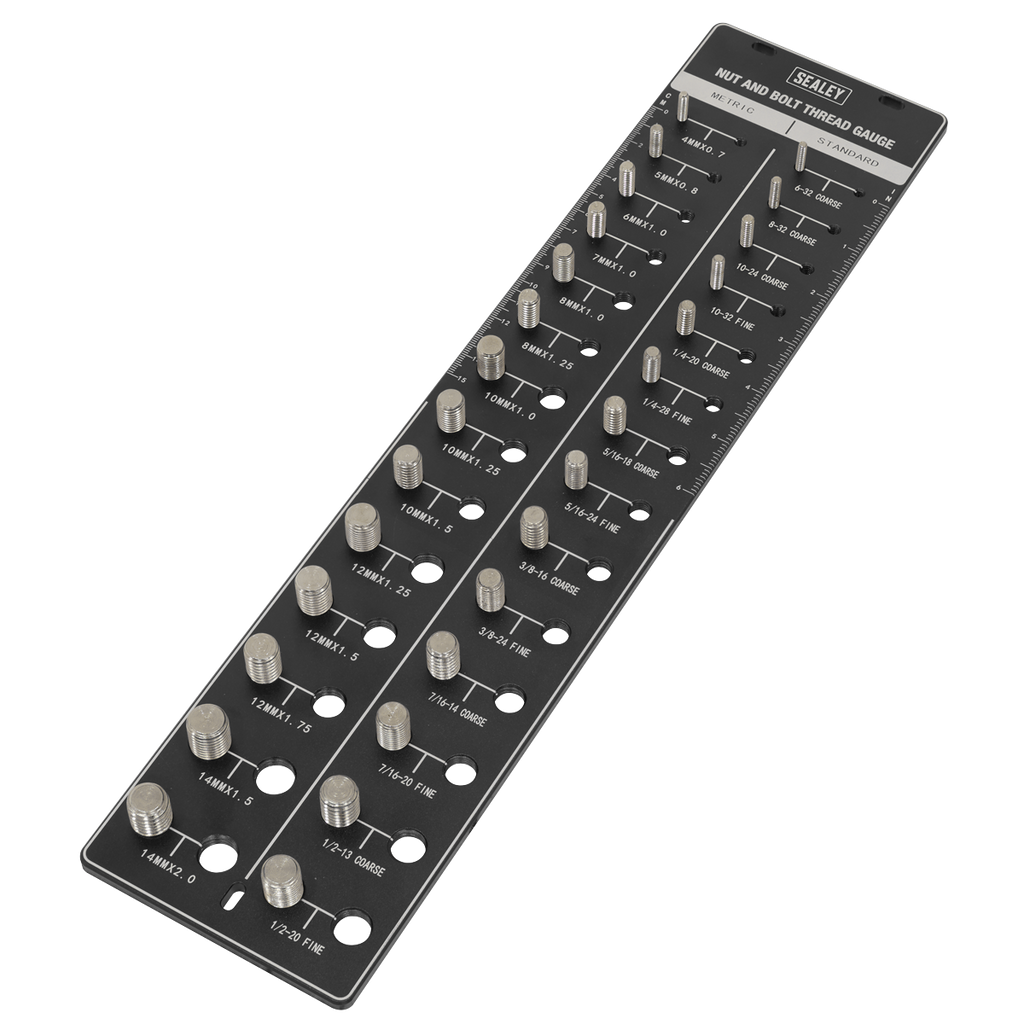 Metric/Imperial Nut & Bolt Thread Checker