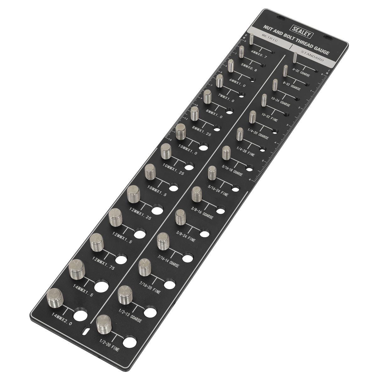 Metric/Imperial Nut & Bolt Thread Checker