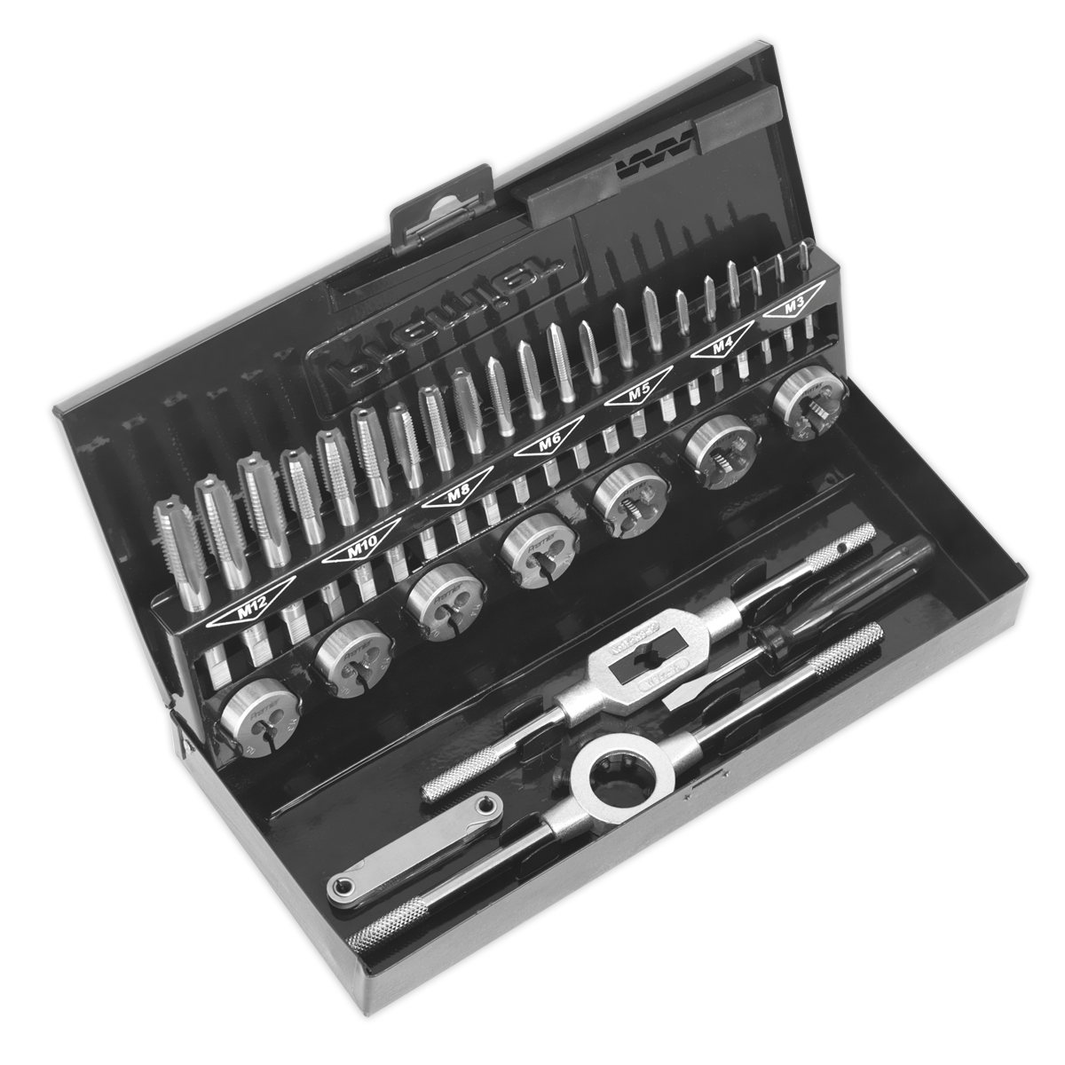 Metric Tap & Die Set Split Dies 32pc - HSS 4341