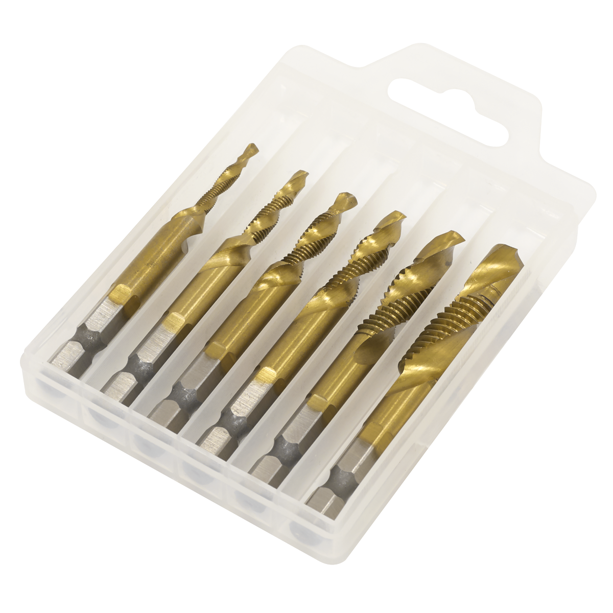 Combination Drill & Tap Bit Set 6pc