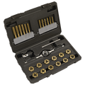 Premier Hexagonal Tap & Die Set 26pc Hexagonal  - Imperial -