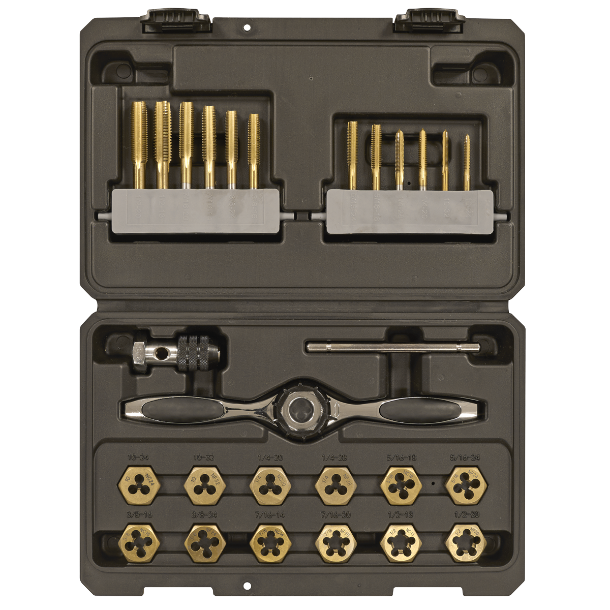 Premier Hexagonal Tap & Die Set 26pc Hexagonal  - Imperial -