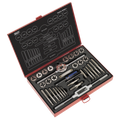 Metric/UNF/BSP Tap & Die Set Split Dies 33pc