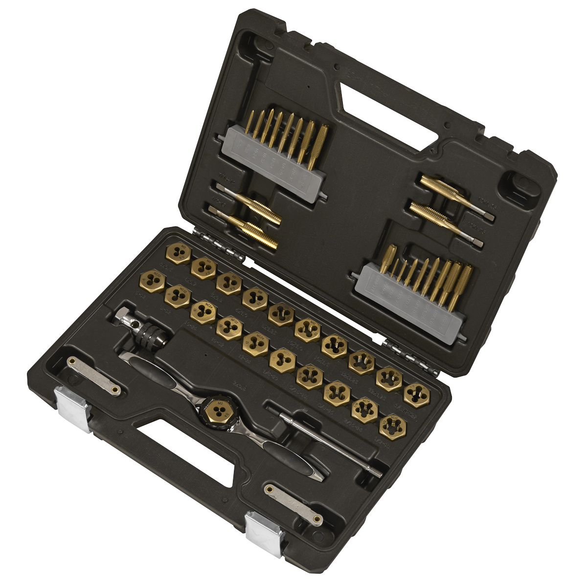 Premier Metric & Imperial Titanium Coated Hexagonal Tap & Di